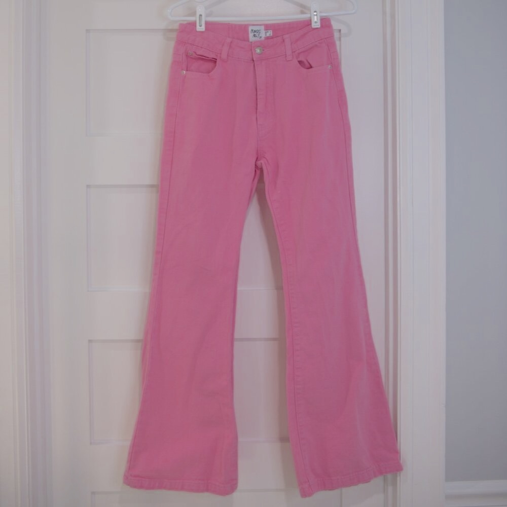Princess Polly Pink Flare Pants